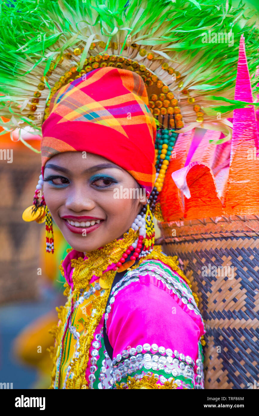 :Participant in the Aliwan fiesta in Manila Philippines Stock Photo - Alamy