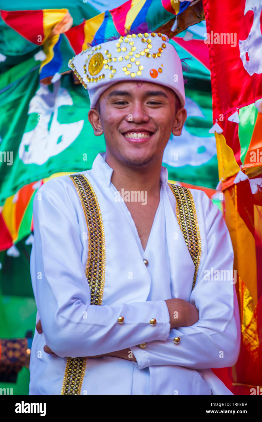 :Participant in the Aliwan fiesta in Manila Philippines Stock Photo - Alamy