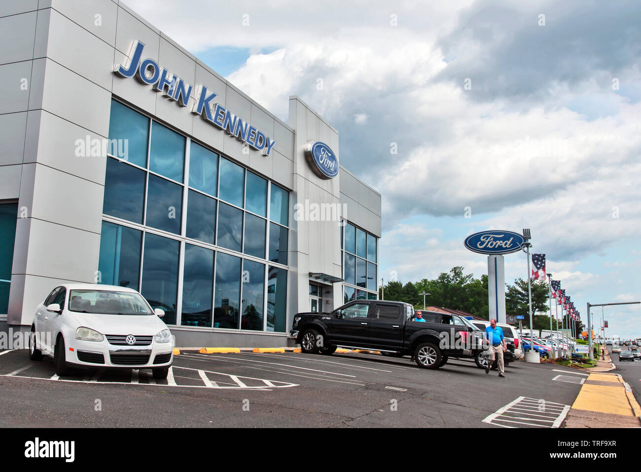 John Kennedy Dealership , Feasterville, PA,USA Stock Photo - Alamy