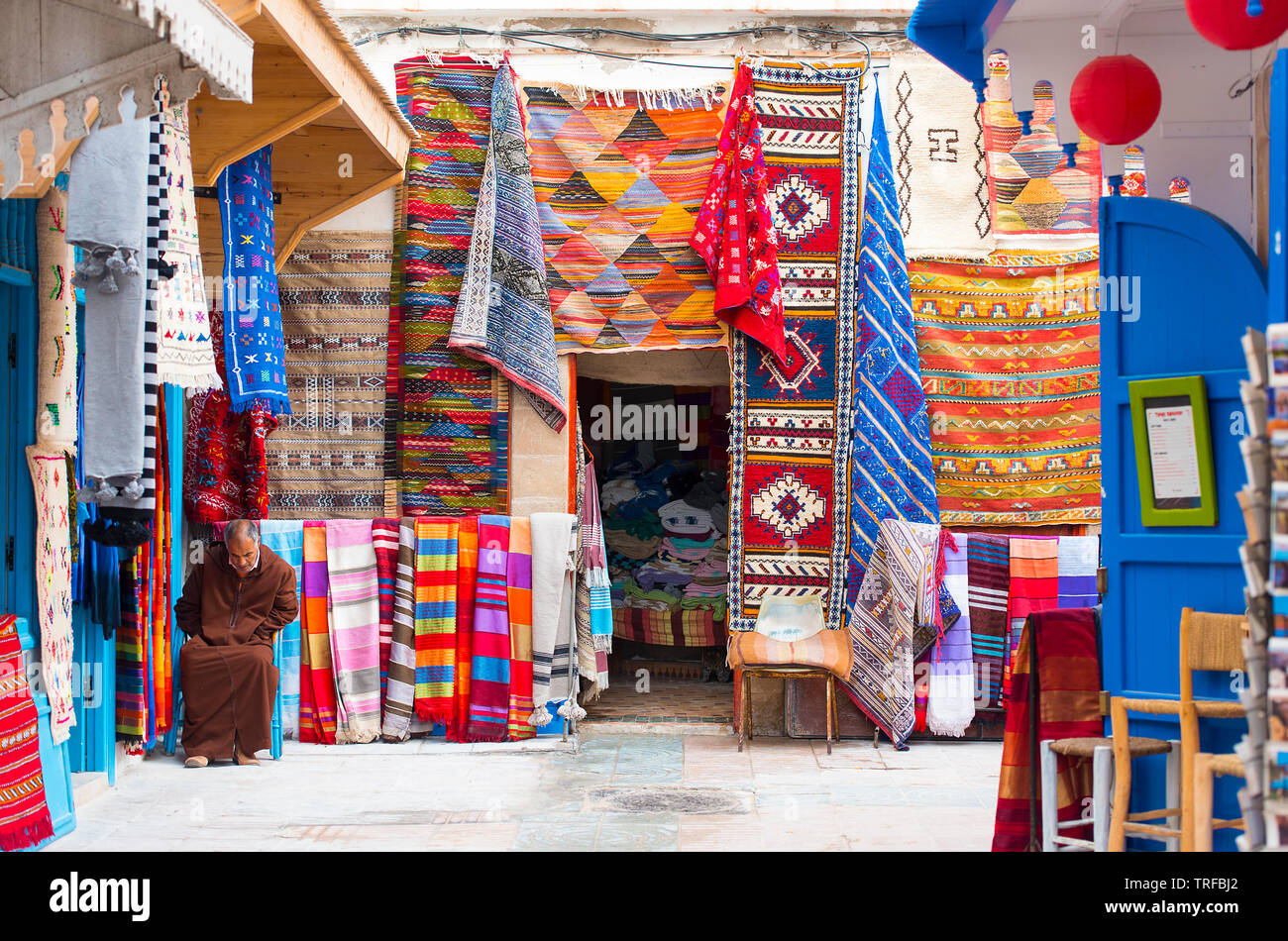 Traditional market in Essaouira
