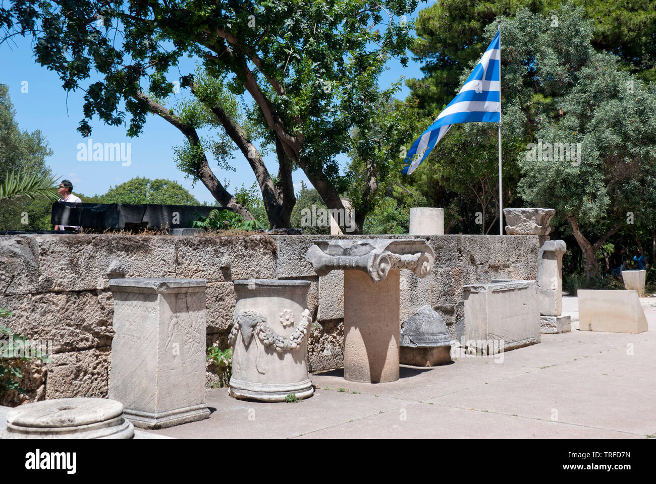 Sacrificial shrine at the Ancient Athenian Agora in Athens, Greece ...