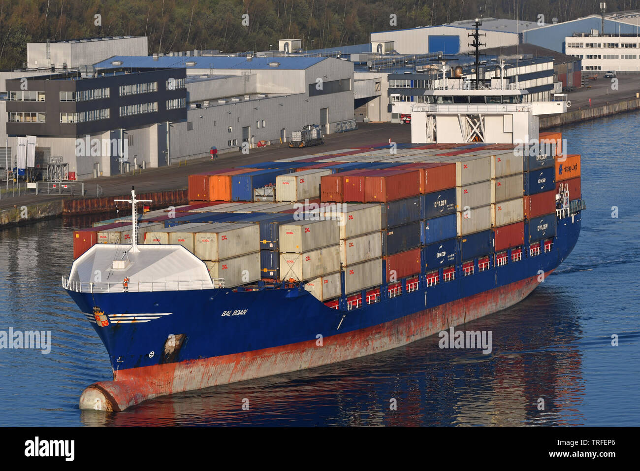 Containerfeeder Bal Boan Stock Photo