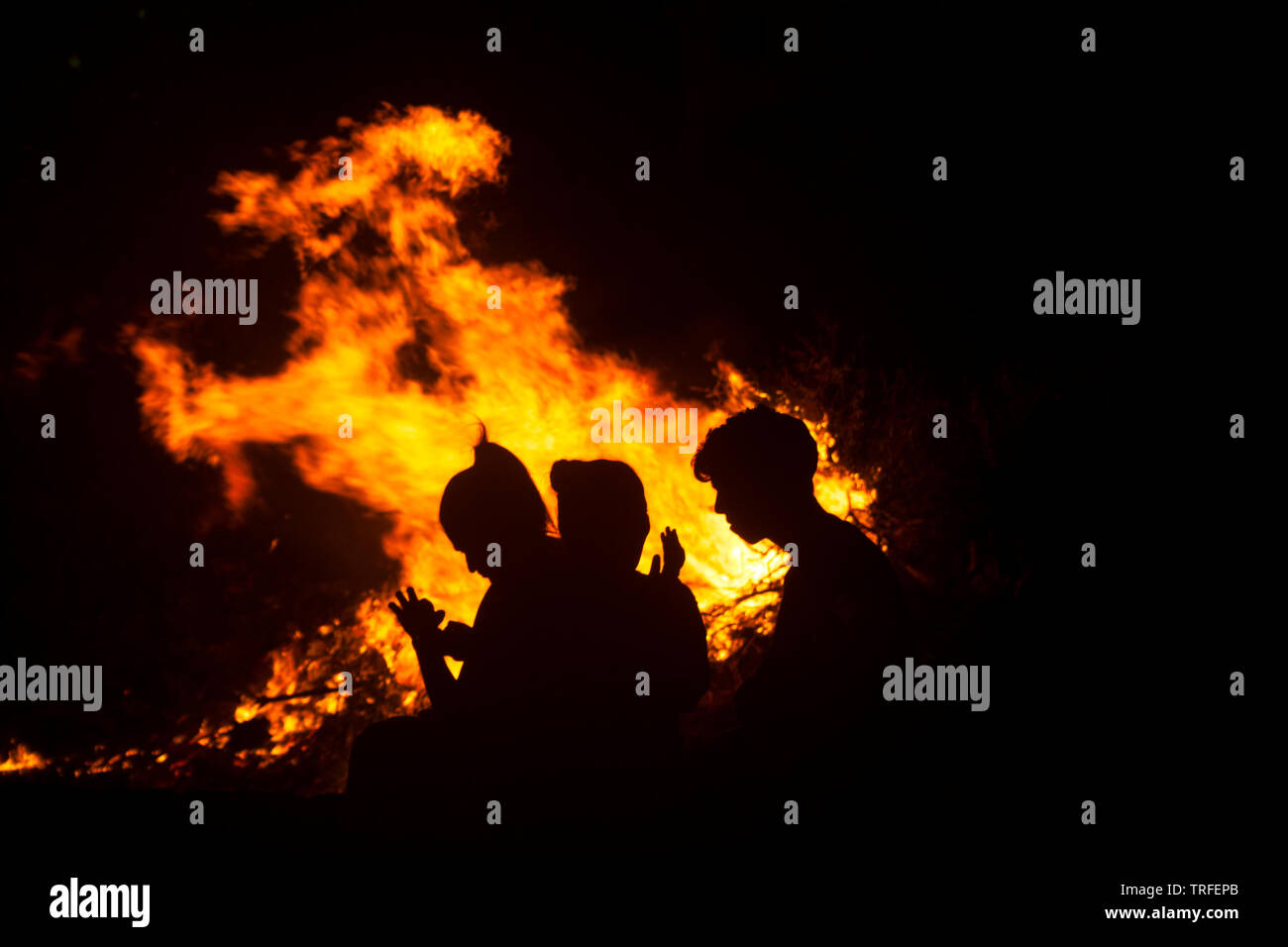 Noche de San Juan, Agaete, Gran Canaria, Spain - Stock Image