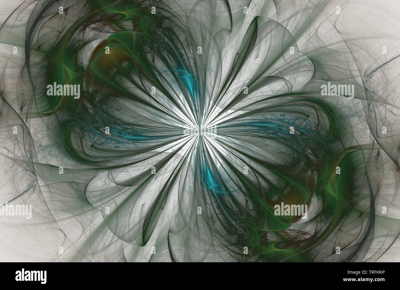 Infinity sign, computer generated fractal background. Fantastic swirl ...