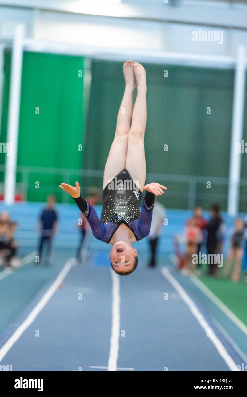 Sheffield, England, UK. 1 June 2019. Kristen Badrock of Warrington
