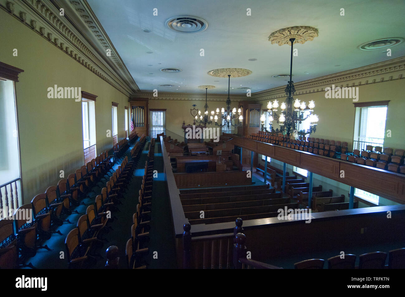 St George tabernacle interiors of the main building Stock Photo - Alamy