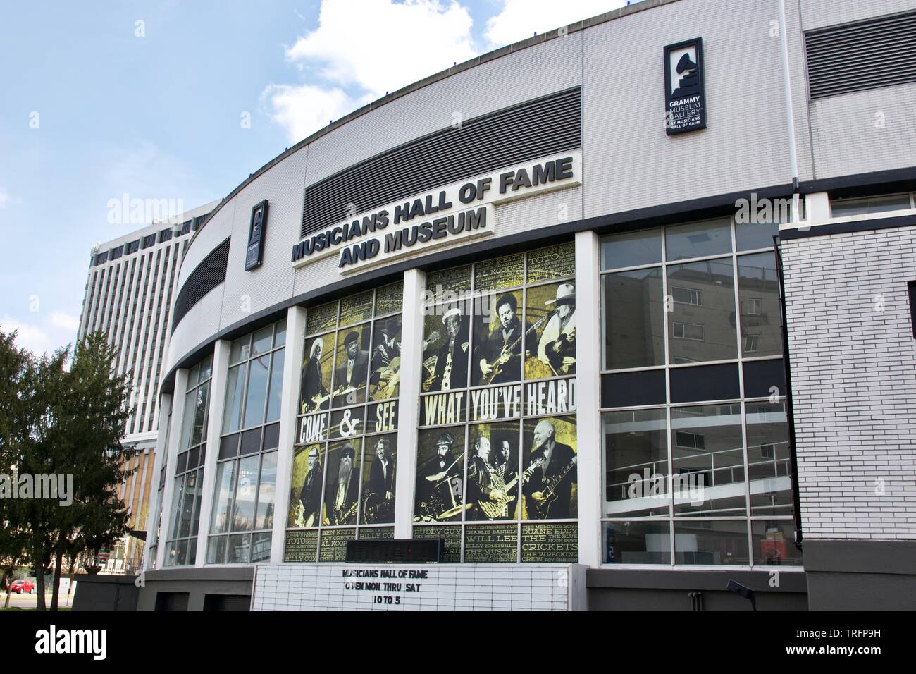 Musicians Hall of Fame and Museum in Nashville, Tennessee, USA Stock ...