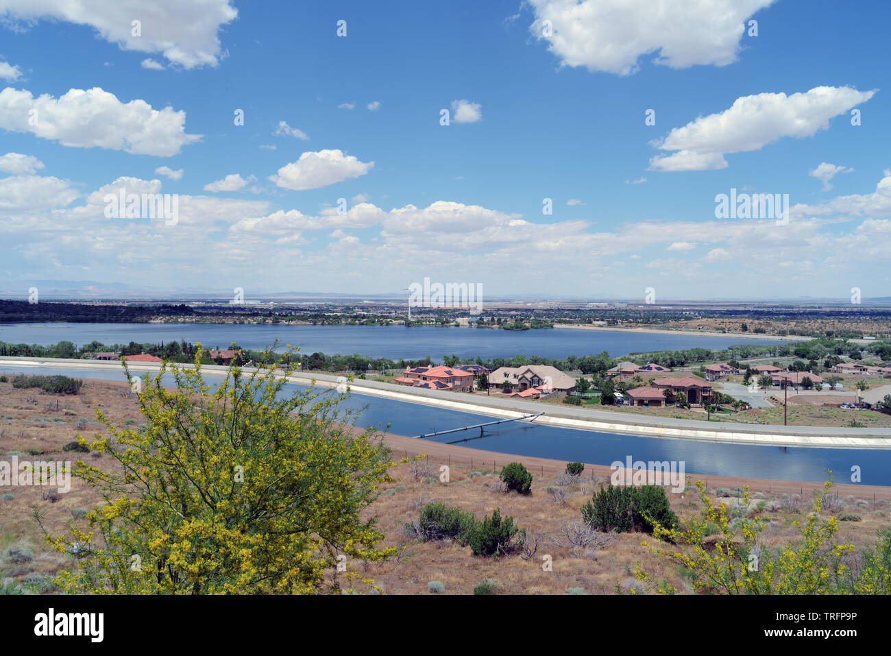 A view of Palmdale in Los Angeles county showing the California