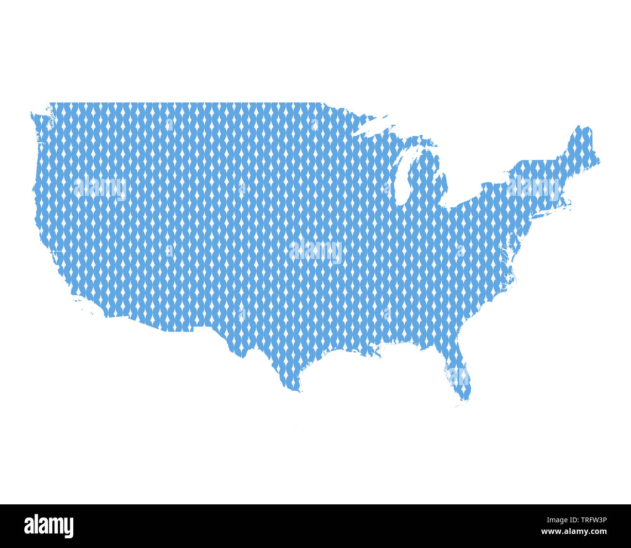 Plain Map Of The USA Stock Photo Alamy Plain Map Of The Usa TRFW3P