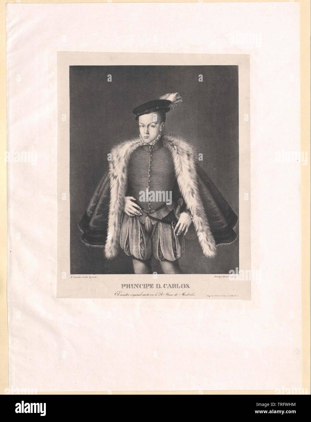 Karl, Infante of Spain, Additional-Rights-Clearance-Info-Not-Available Stock Photo