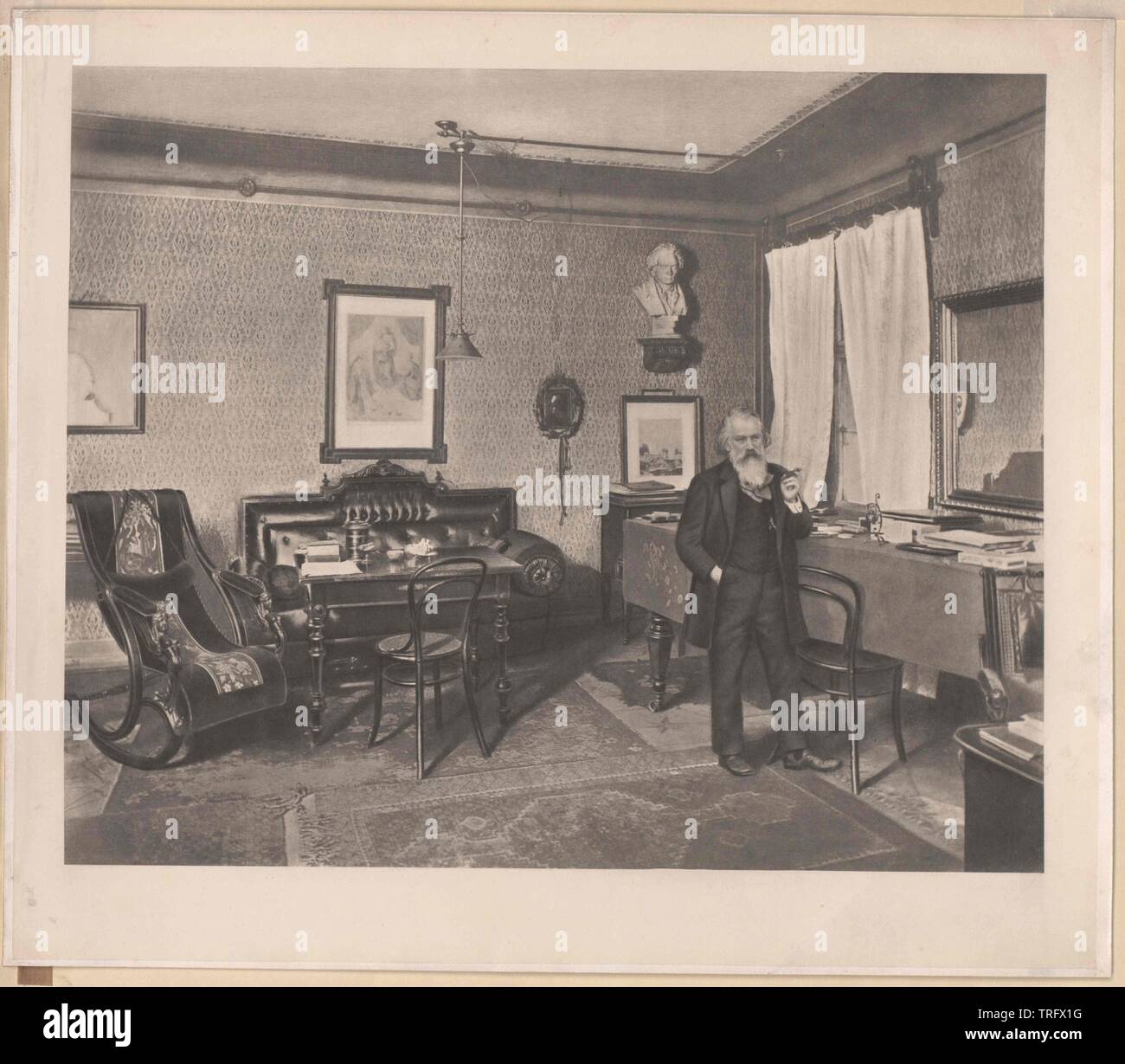 Brahms, Johannes, Additional-Rights-Clearance-Info-Not-Available Stock ...