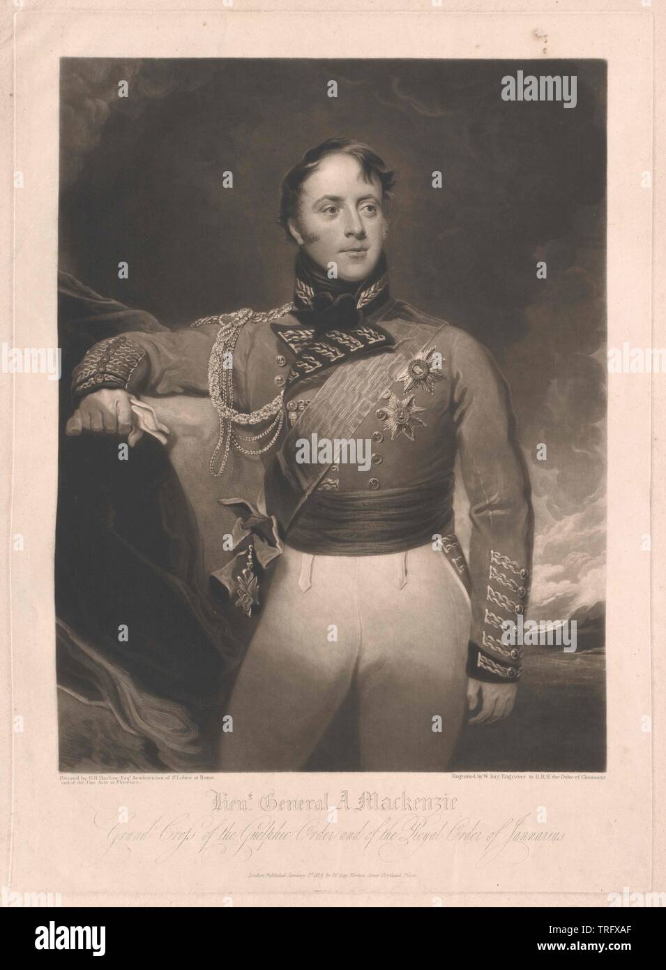 Mackenzie, Sir Alexander, 2nd baronet, Additional-Rights-Clearance-Info-Not-Available Stock Photo