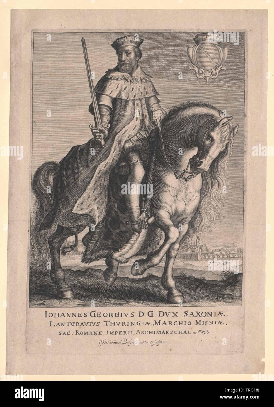 Johann George I, Elector of Saxony, Additional-Rights-Clearance-Info-Not-Available Stock Photo