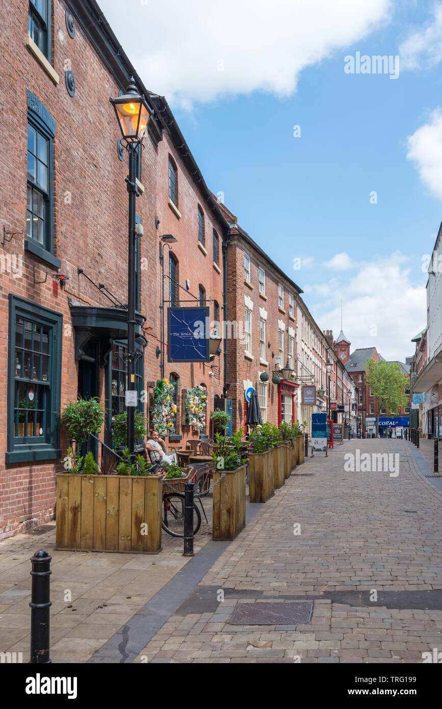 The Grain Store Gin Emporium and Kitchen in King Street, Wolverhampton, UK Stock Photo