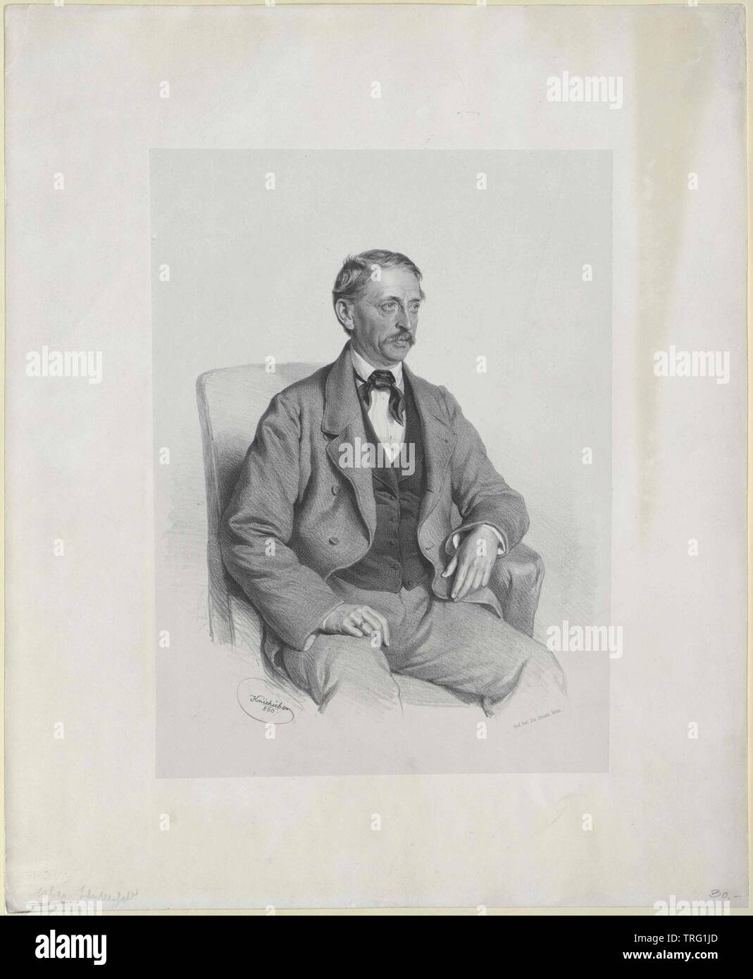 Huber, Johann, lived circa 1860, Additional-Rights-Clearance-Info-Not-Available Stock Photo