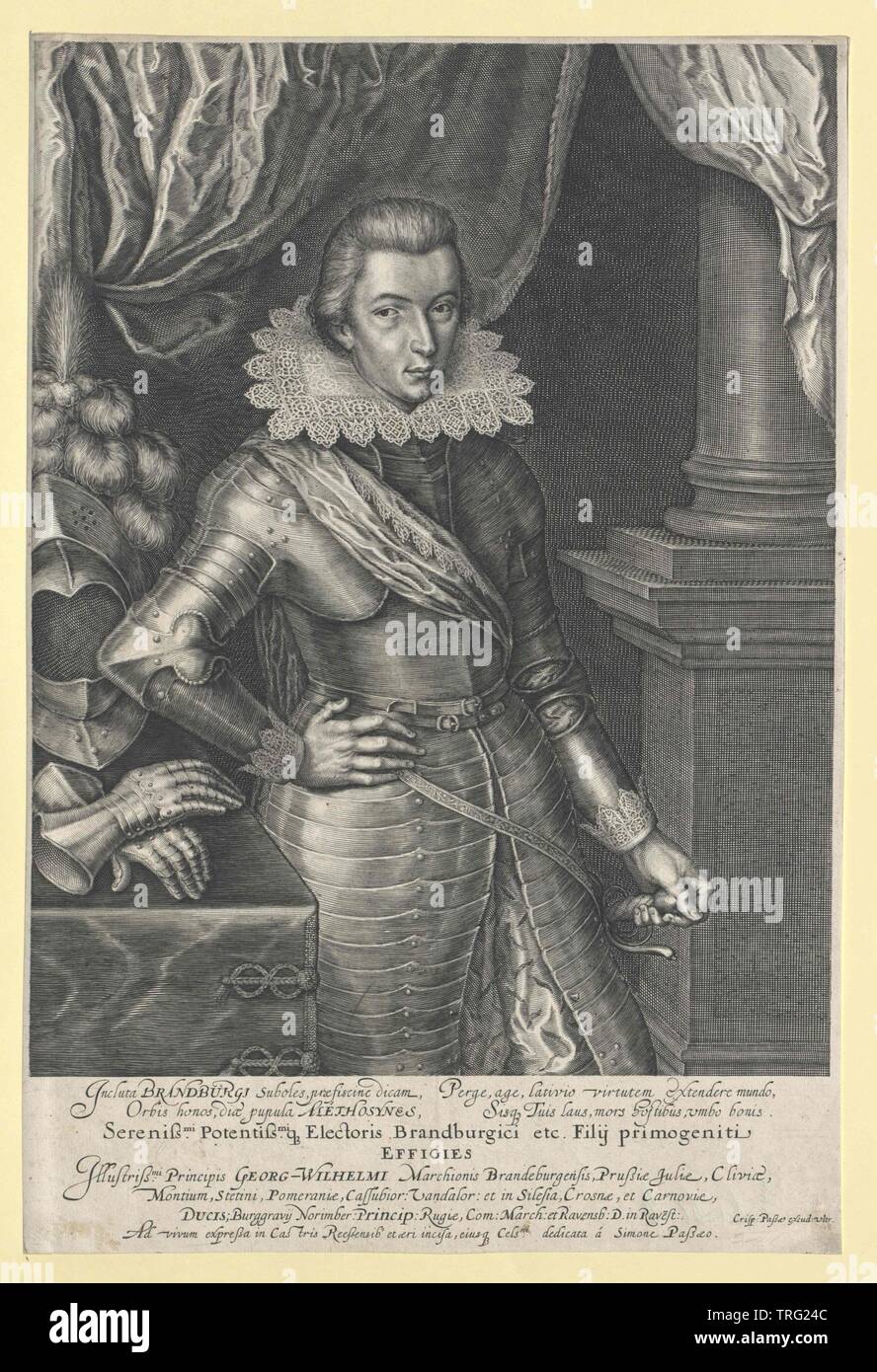 Georg Wilhelm, elector of Brandenburg, Additional-Rights-Clearance-Info-Not-Available Stock Photo