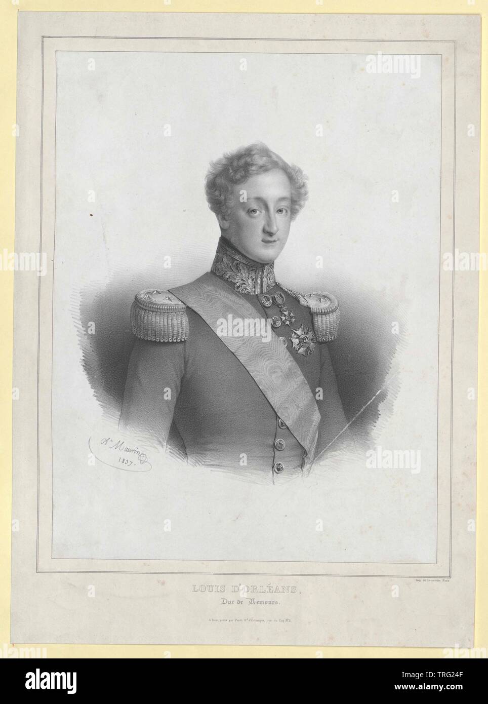 Ludwig, Prince of Orleans, Additional-Rights-Clearance-Info-Not-Available Stock Photo