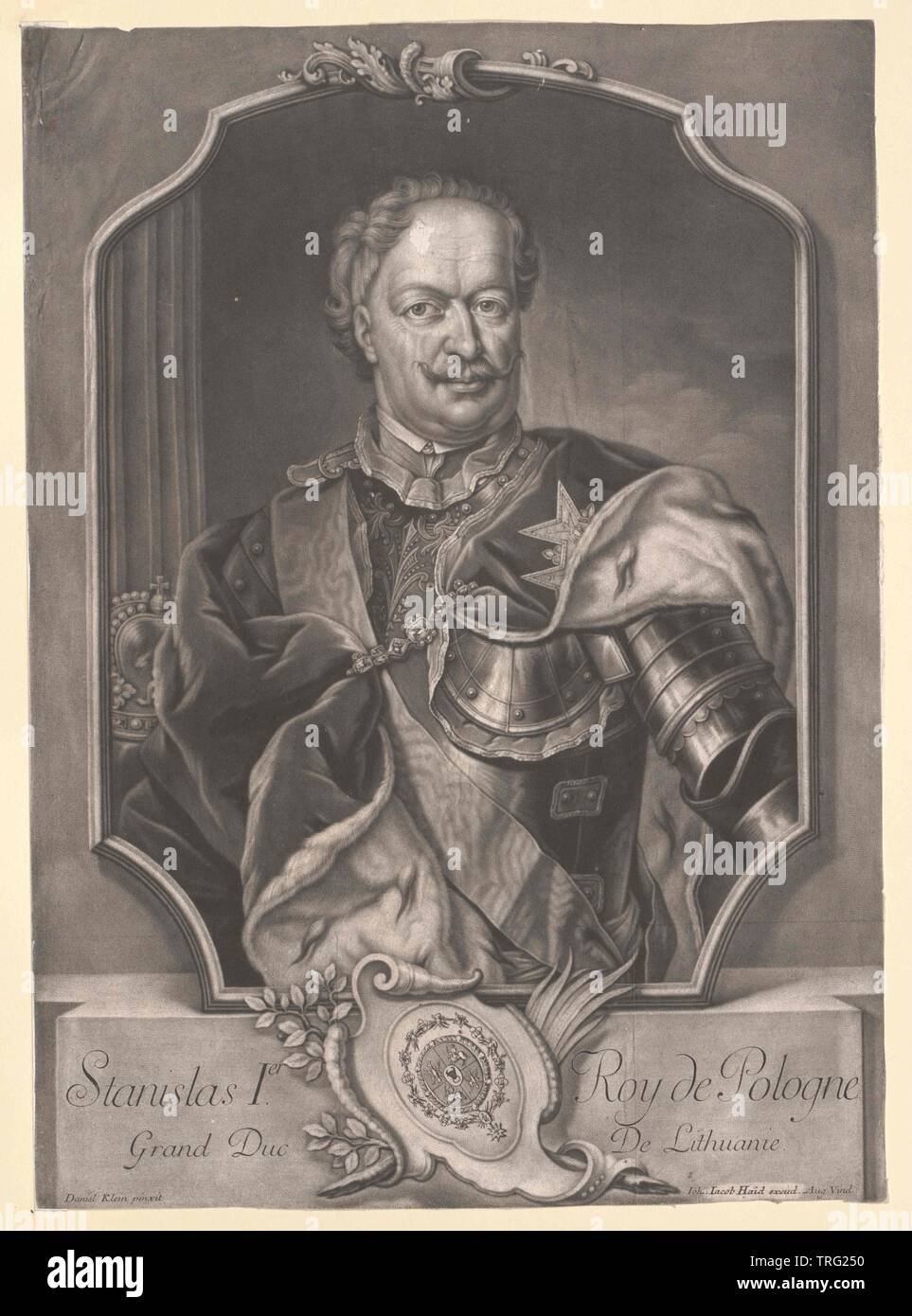 Stanislaus I, King of Poland, Additional-Rights-Clearance-Info-Not-Available Stock Photo