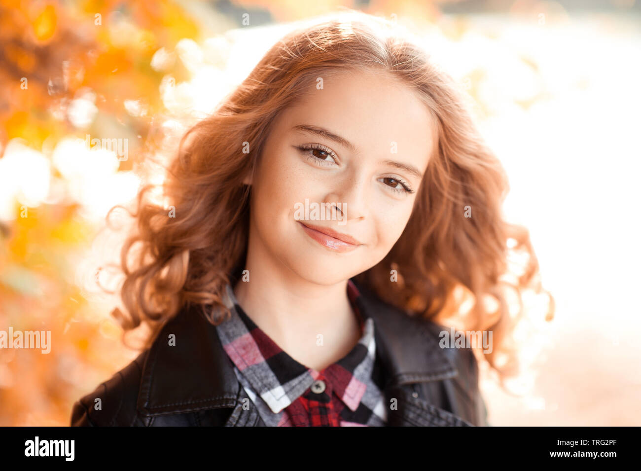 Blonde Teen Girl Smiling