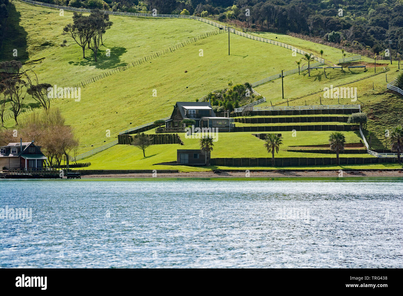Mansions of Waiheke Island Stock Photo Alamy