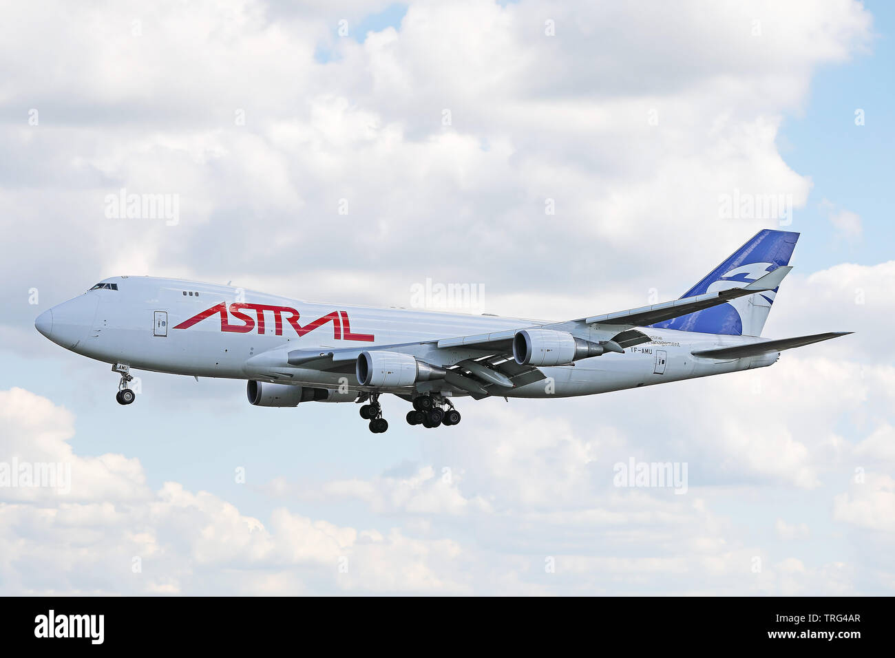 Astral Cargo Boeing 747-400F Stock Photo