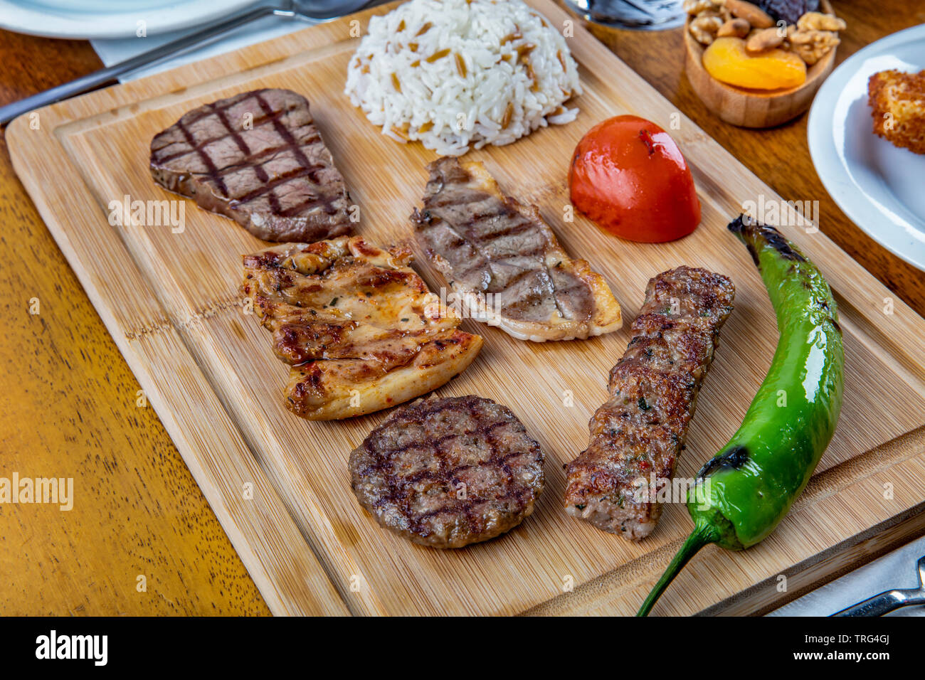 Turkish cuisine; It's also Ramadan 'Iftar'.The meal eaten by Muslims