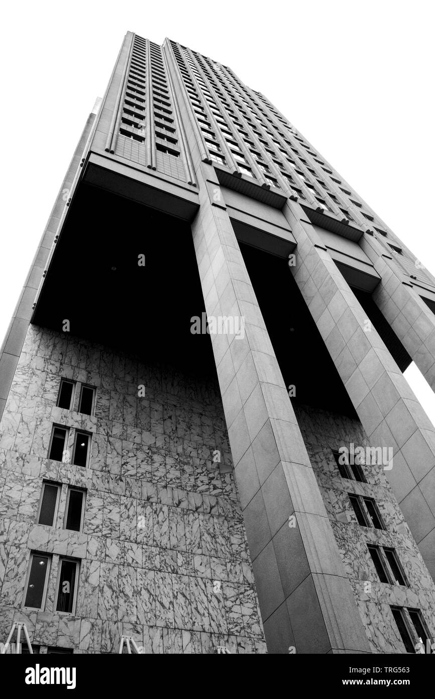 Rotterdam skyscraper Black and White Stock Photos & Images - Alamy