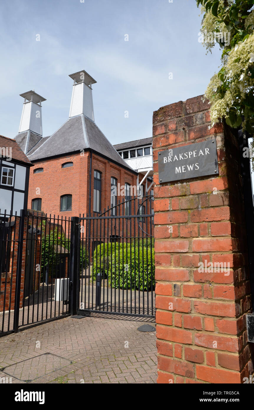 Residential apartments in part of the old Brakspear's Brewery complex