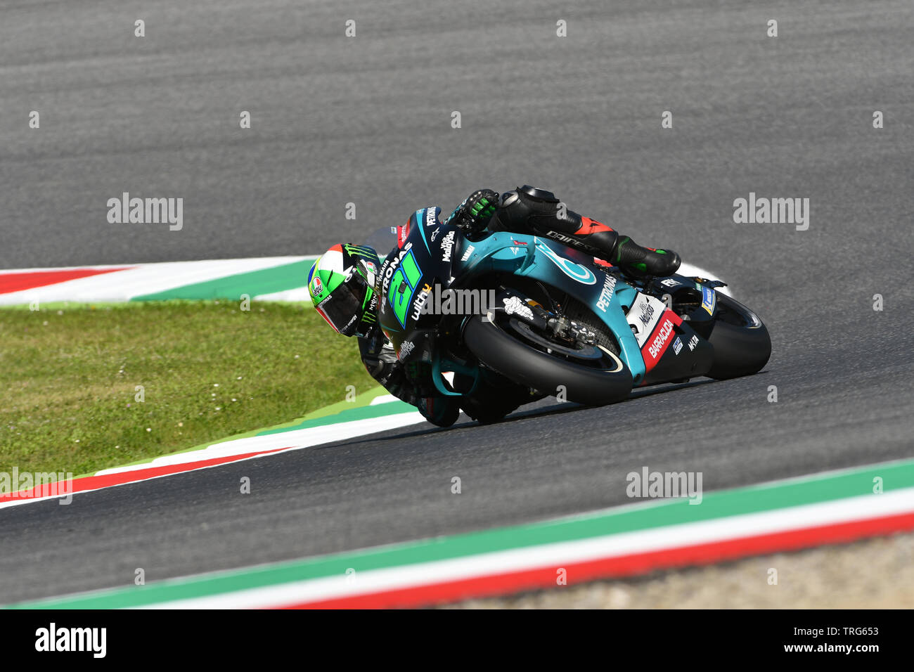Mugello Italy 1 June Italian Petronas Yamaha Srt Team Rider Franco Morbidelli In Action At 2019 Gp Of Italy Of Motogp On June 2019 In Italy Stock Photo Alamy