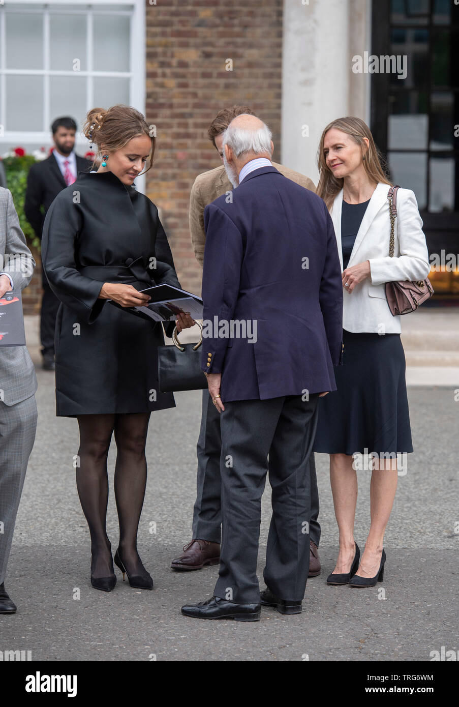 Honourable Artillery Company HQ, London, UK. 5th June 2019. Over 120 motoring greats, worth over £70m, on display from 5-6 June at HAC grounds, with special guest HRH Prince Michael of Kent. Credit: Malcolm Park/Alamy Live News. Stock Photo