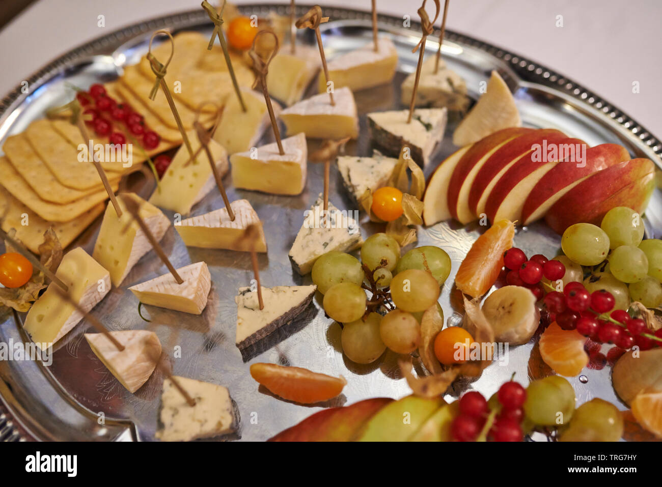 cheese plate; food; cheese; fruits; served; cafe; restaurant; party