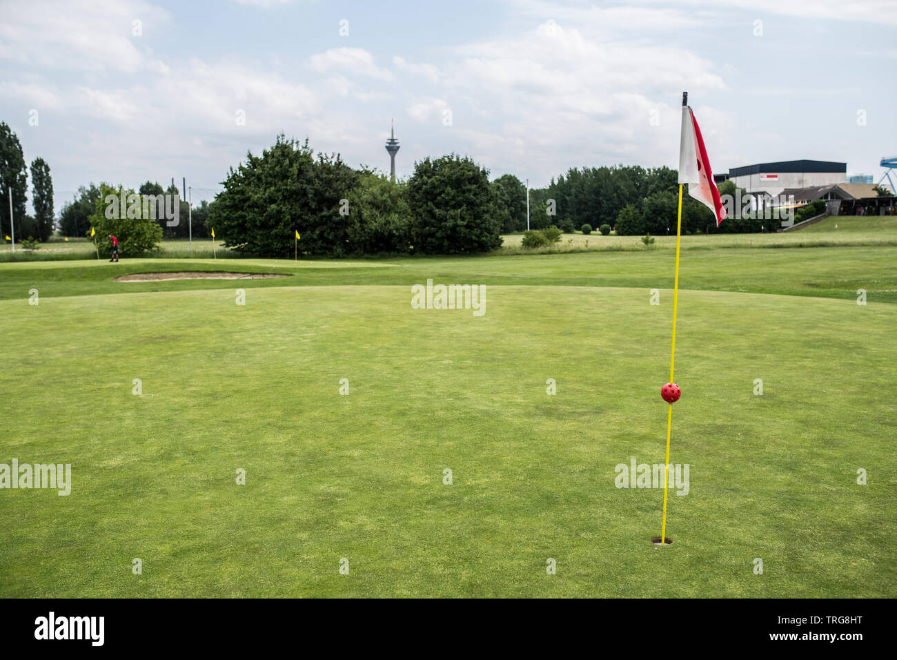 Golf Club Lausward in Düsseldorf, Germany. GSV Golf-Sport-Verein e.V. Stock Photo