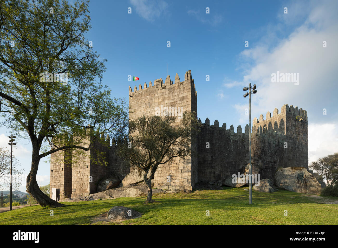 The Castle, Guimarães, Braga, Portugal Stock Photo