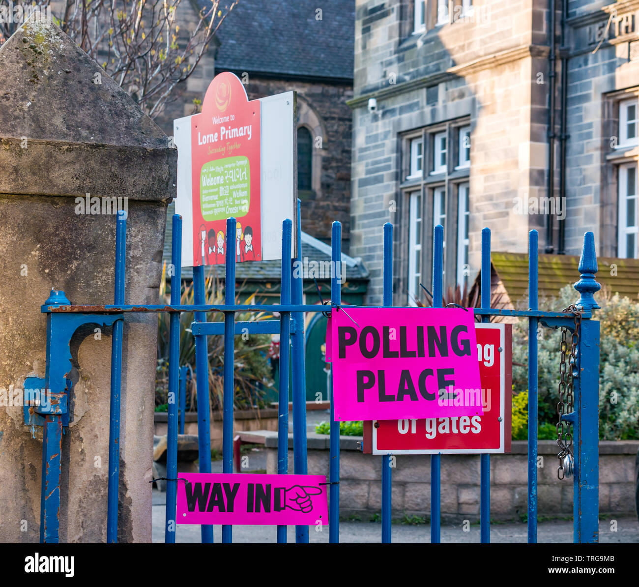 Lorne Primary School polling place at Leith Walk Council ByElection