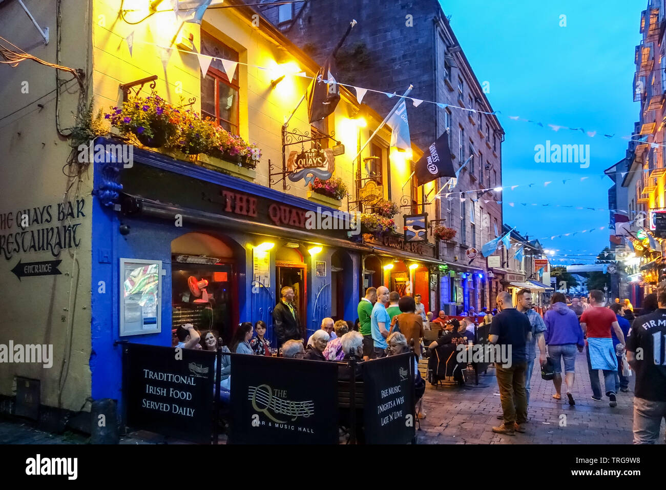 Galway street scene hires stock photography and images Alamy