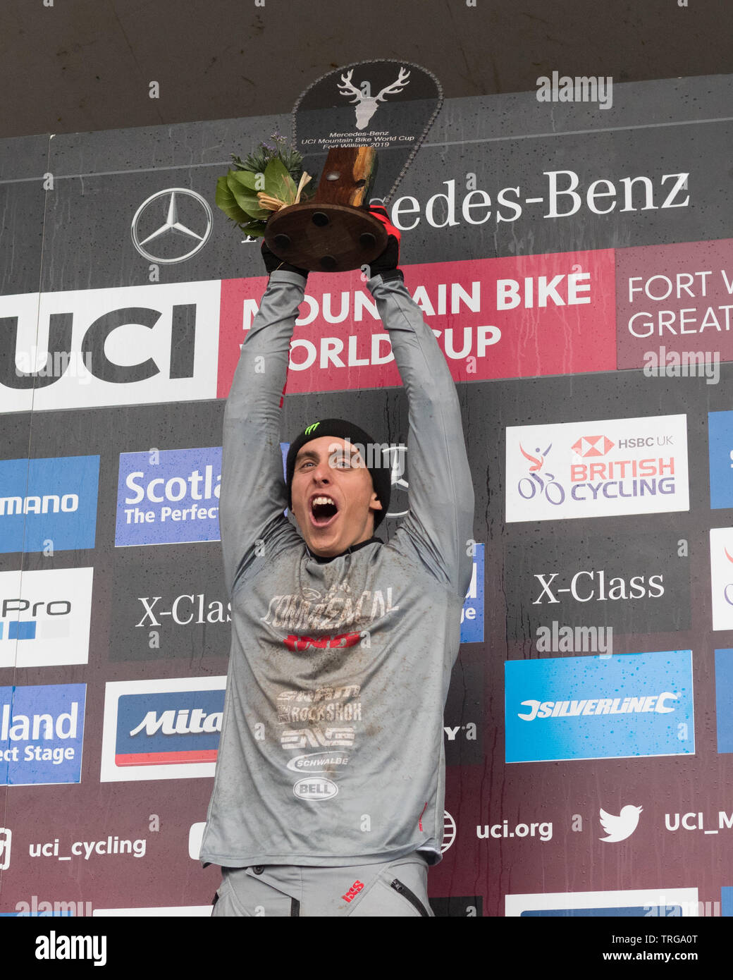 Amaury Pierron winner of the UCI Mountain Bike World Cup second round