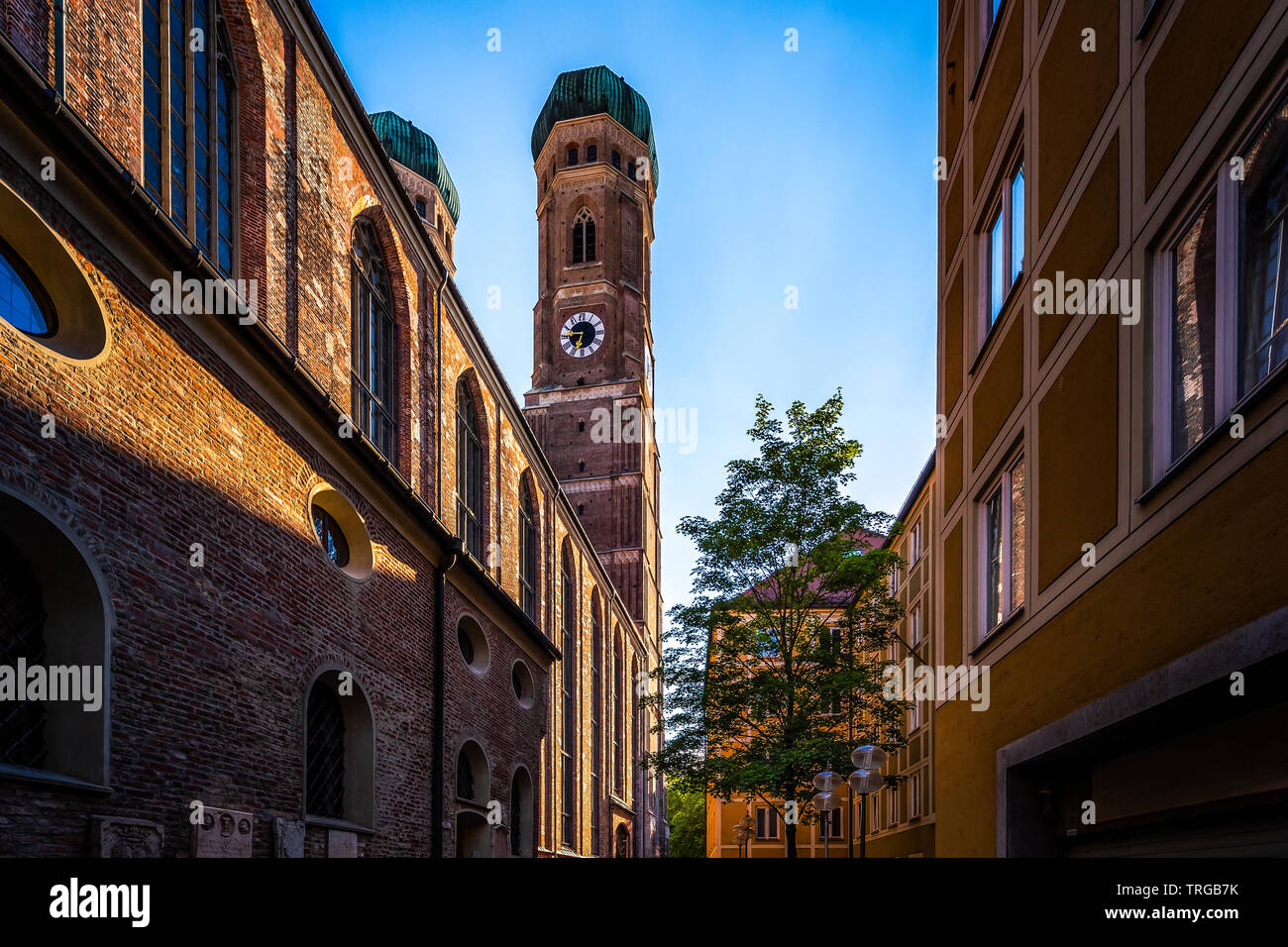 München, Bavaria, Frauenkirche, Church of Our Lady, Germany Stock Photo
