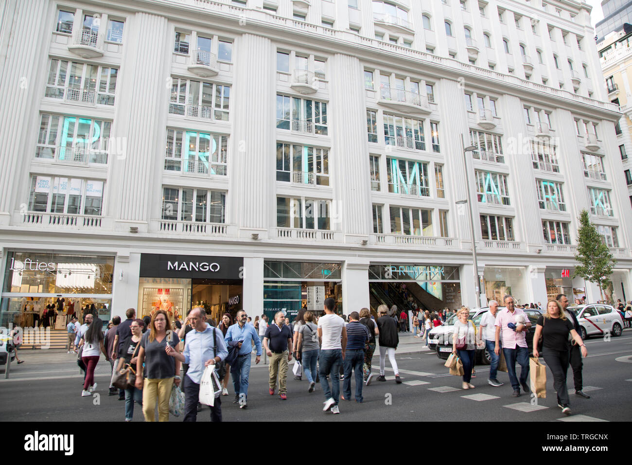 Primark Store on Gran Via Street; Madrid, Spain Stock Photo - Alamy