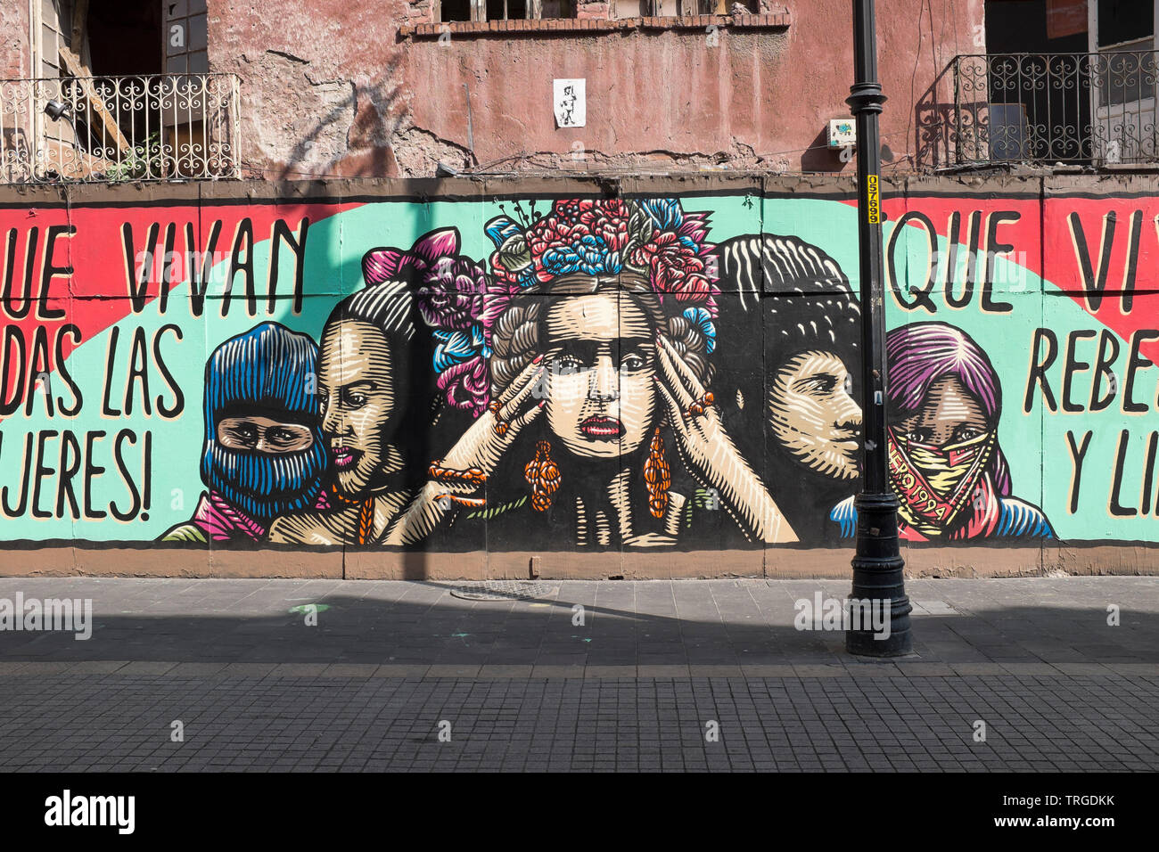 Street Art Mural Mexico City Stock Photo - Alamy