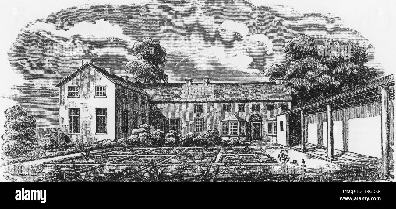 COWAN BRIDGE SCHOOL, Lancashire,  featured as Lowood School in Charlotte Bronte's 'Jane Eyre' Stock Photo