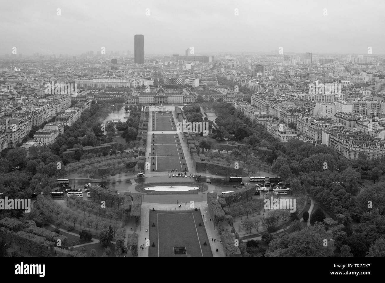 Paris france pantheon view Black and White Stock Photos & Images - Alamy
