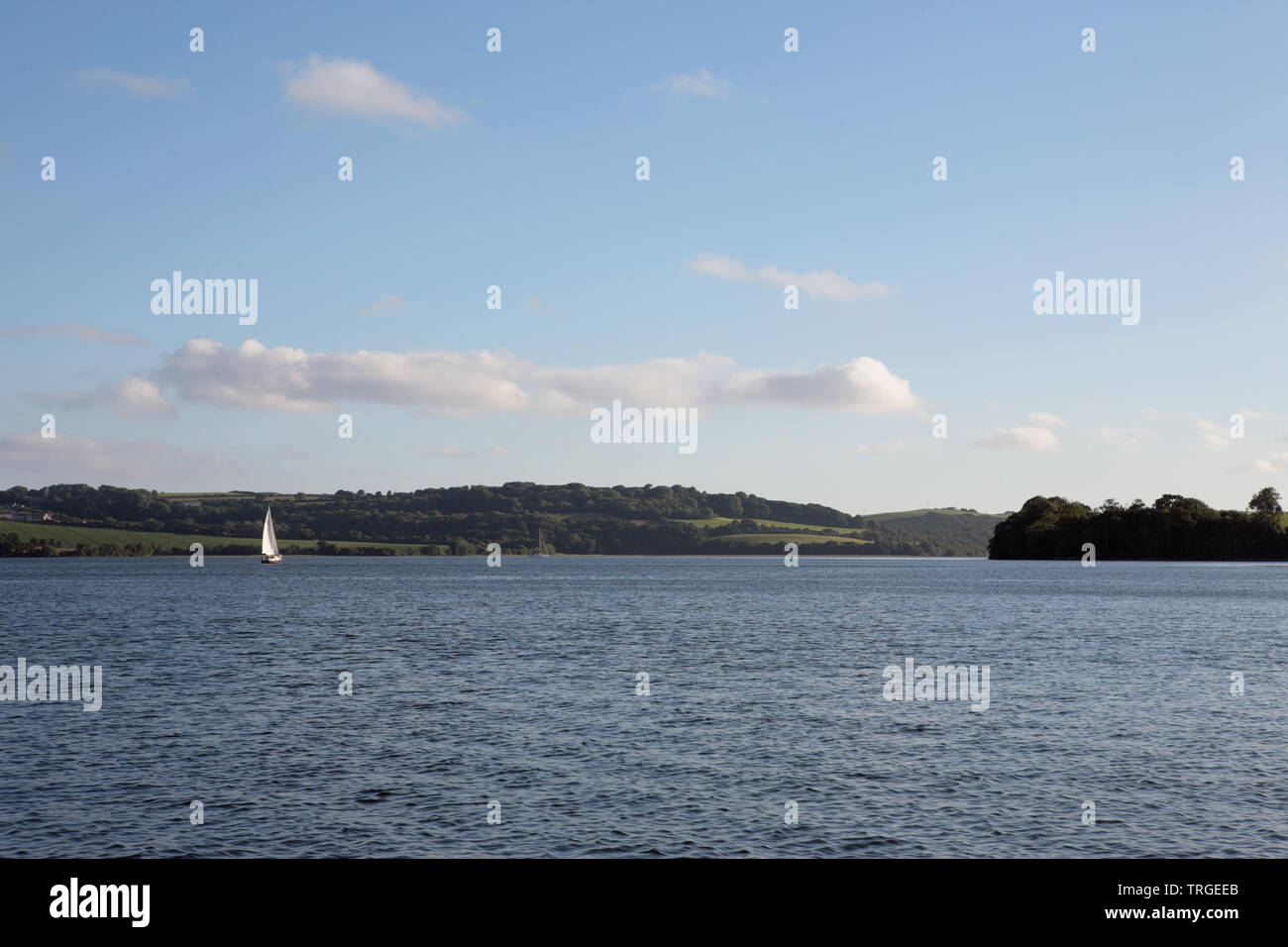 The Lynher (St Germans River) at Antony Passage: a calm and quiet ...