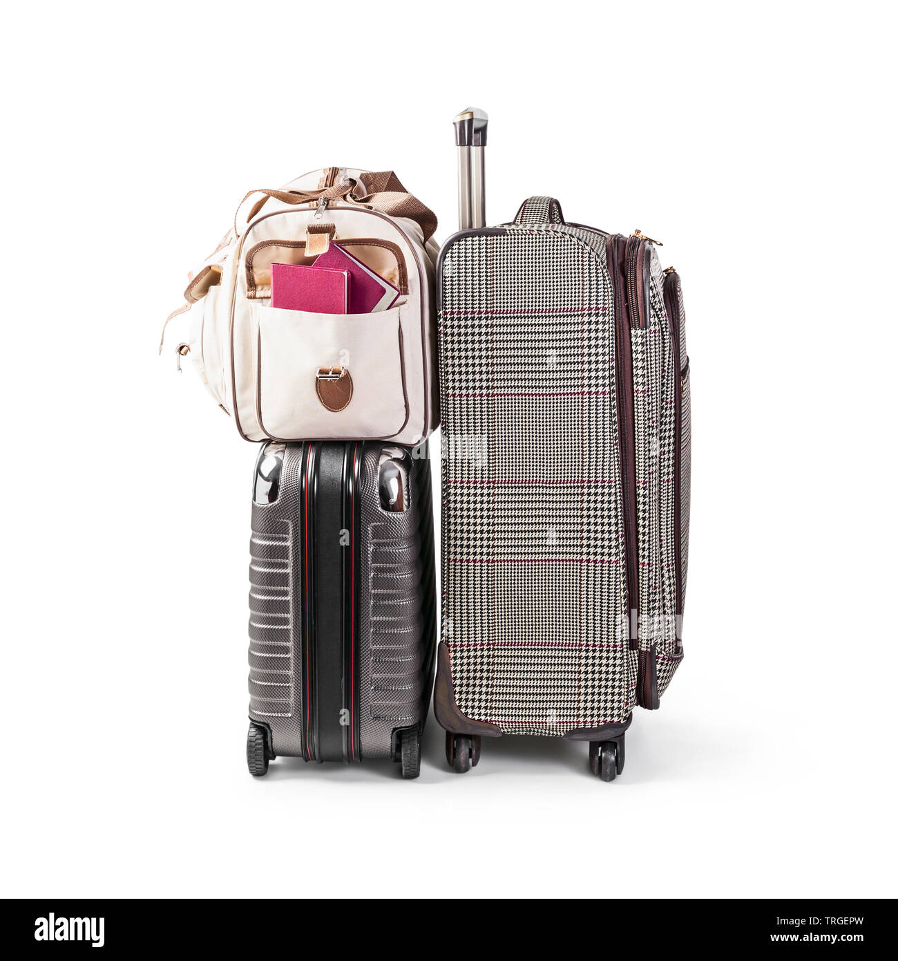 Travel bag top to carry passport