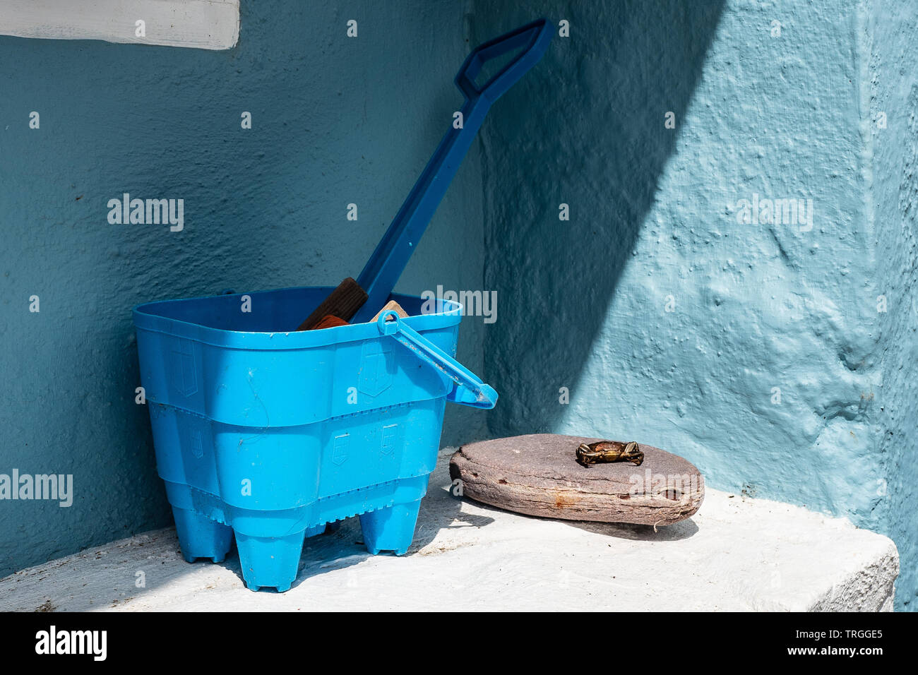Seaside bucket and spade Stock Photo Alamy