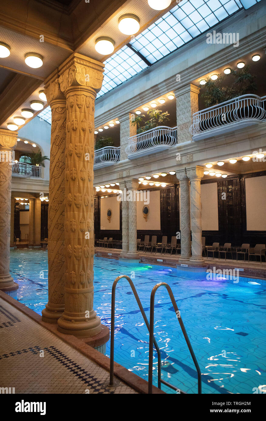 Budapest,Hungary Gellert thermal spa Stock Photo Alamy