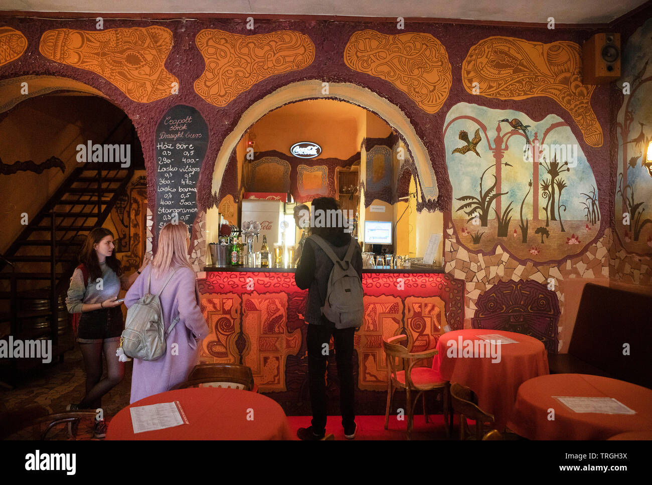 Budapest,Hungary: Csempes pub Stock Photo - Alamy