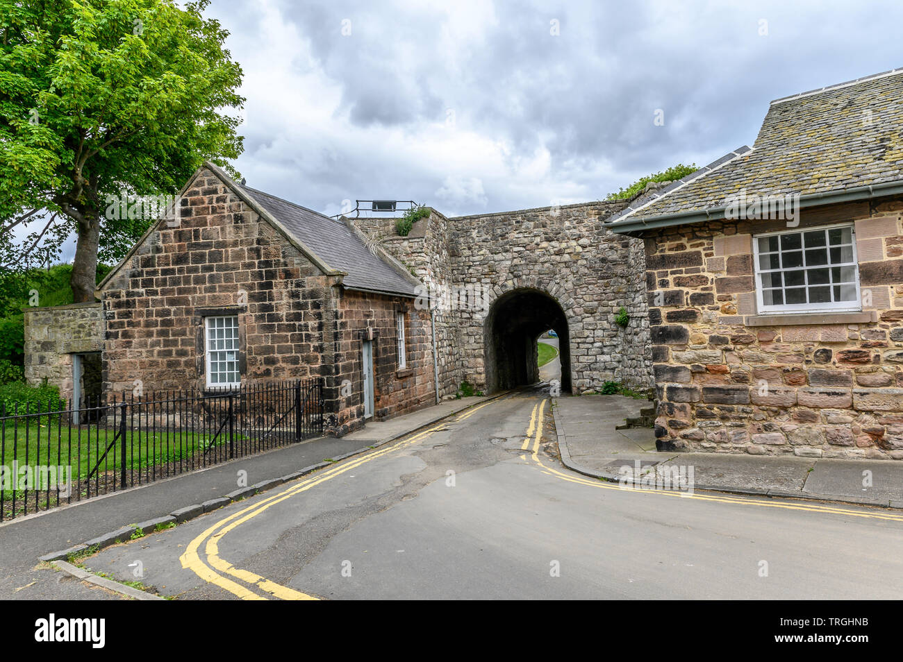 The Cowport Gate, Berwick upon Tweed, Northumberland, UK Stock Photo
