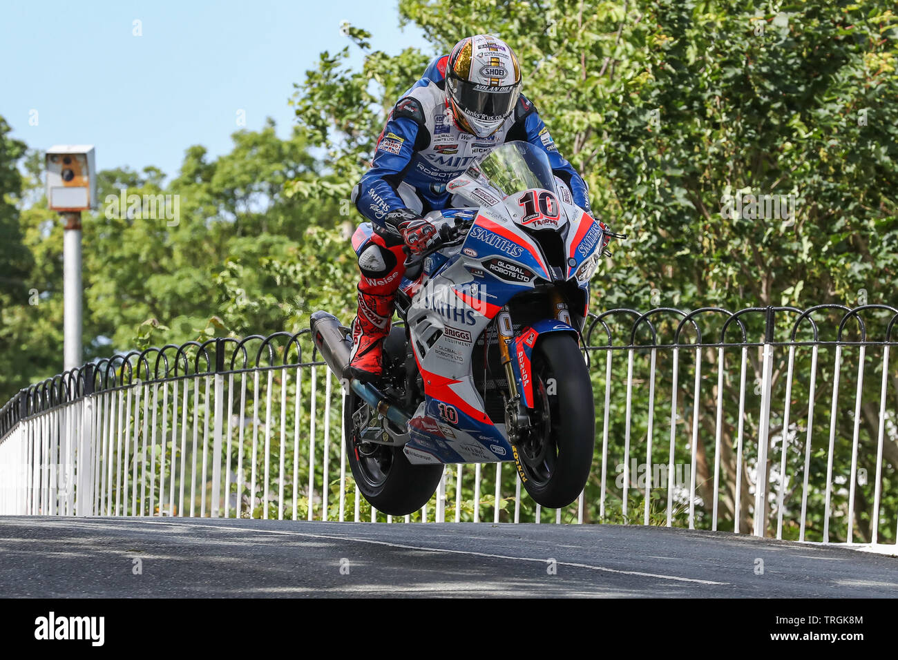 Peter Hickman (10) - Smiths Racing BMW on his way to winning the RST ...