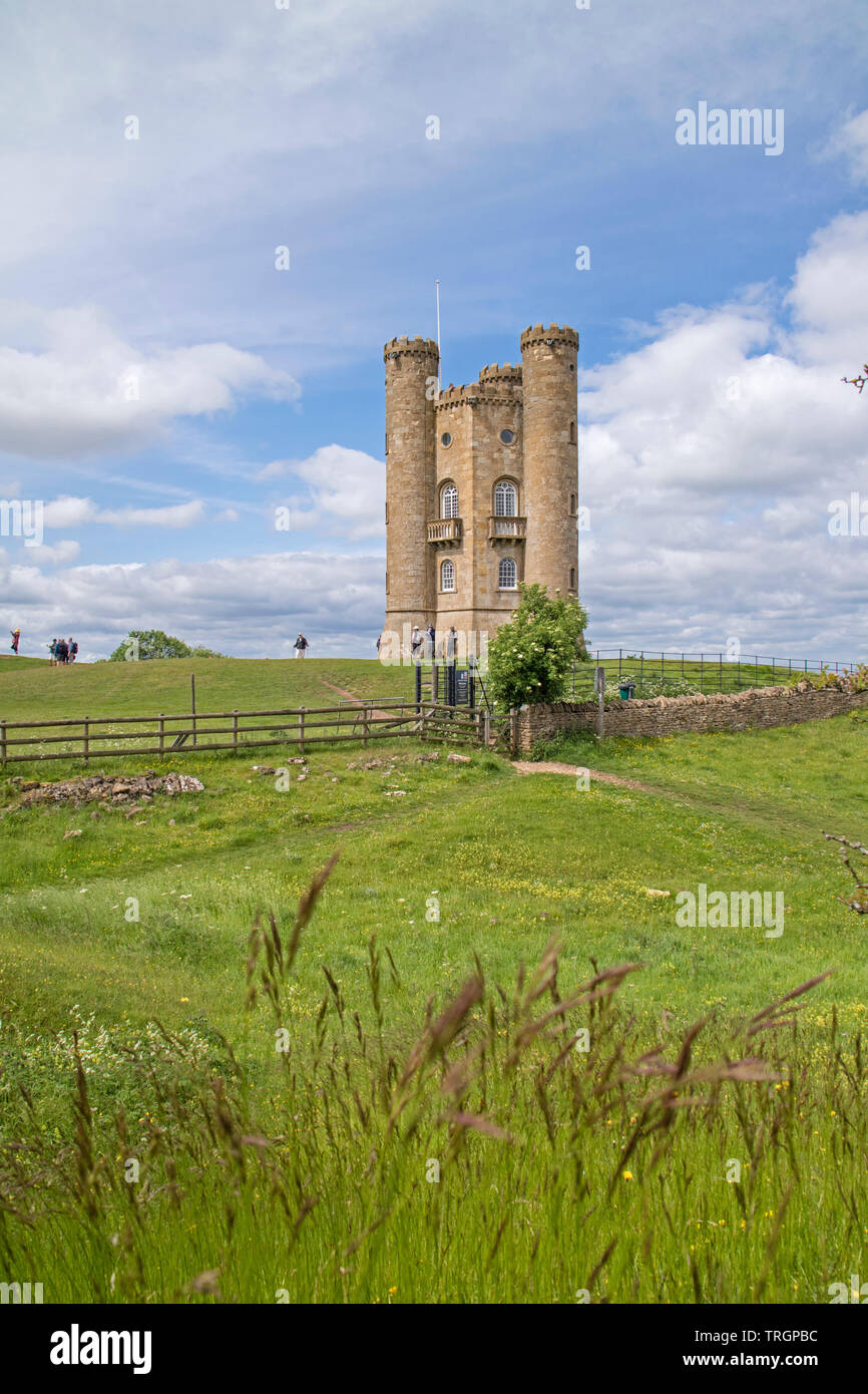 Broadway Tower and Country Park near the Cotswold town of Broadway