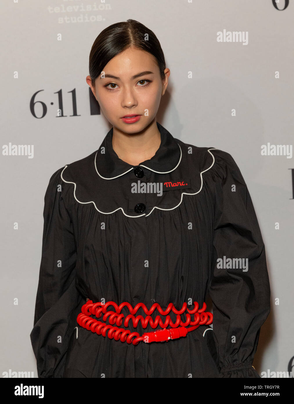 New York, NY - June 5, 2019: Lauren Tsai wearing dress by Marc Jacobs